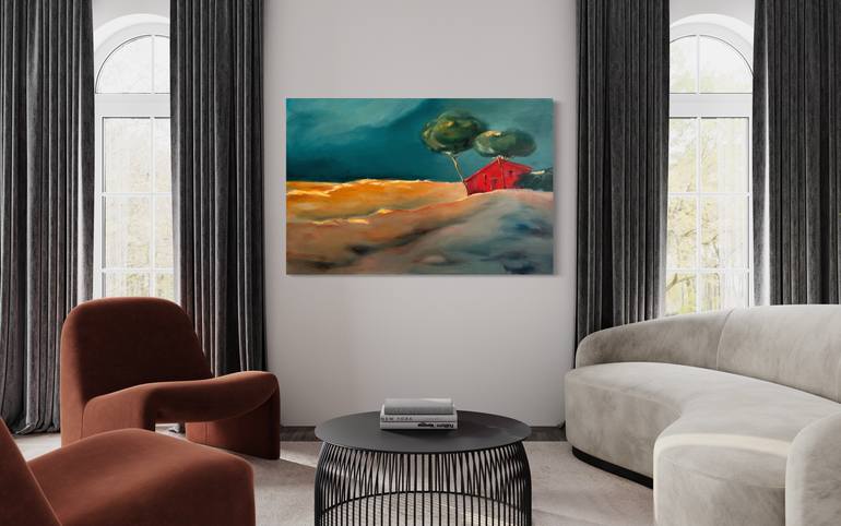 Original Contemporary Landscape Painting by Olesia Zyppelt