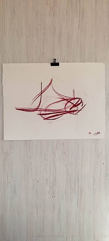 Print of Expressionism Abstract Drawings by jean batiste Van den Heede
