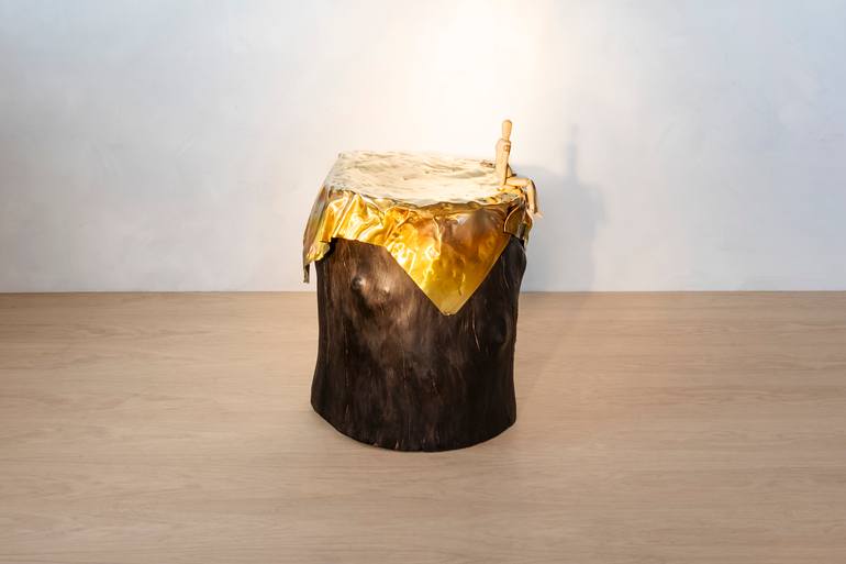 Original Abstract Expressionism Abstract Sculpture by Jean Baptiste Van Den Heede 