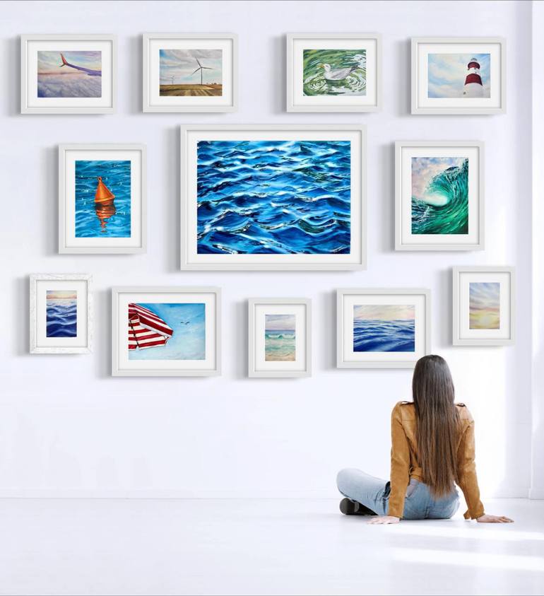 Original Photorealism Landscape Painting by Alisa Vovk