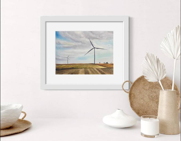 Original Photorealism Landscape Painting by Alisa Vovk