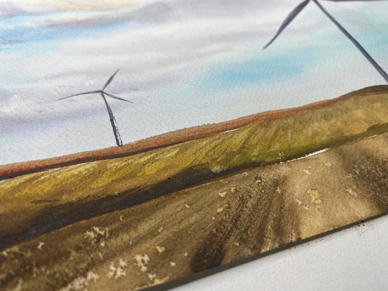 Original Photorealism Landscape Painting by Alisa Vovk