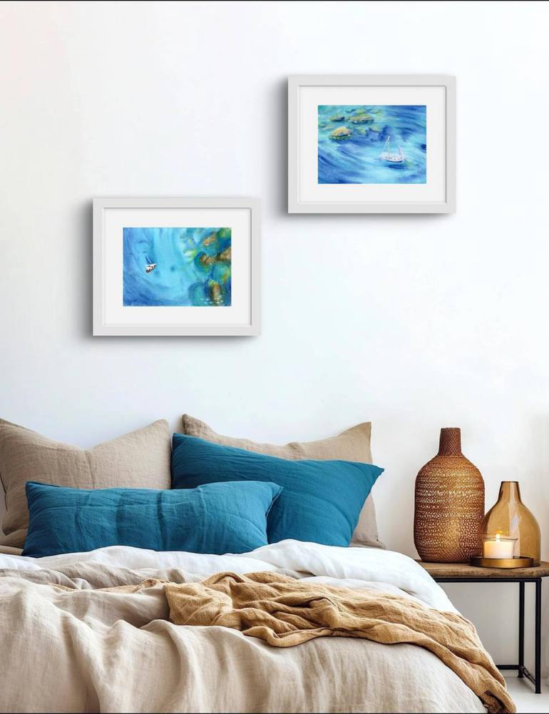 Original Photorealism Seascape Painting by Alisa Vovk