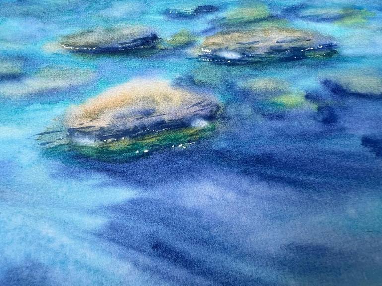 Original Photorealism Seascape Painting by Alisa Vovk