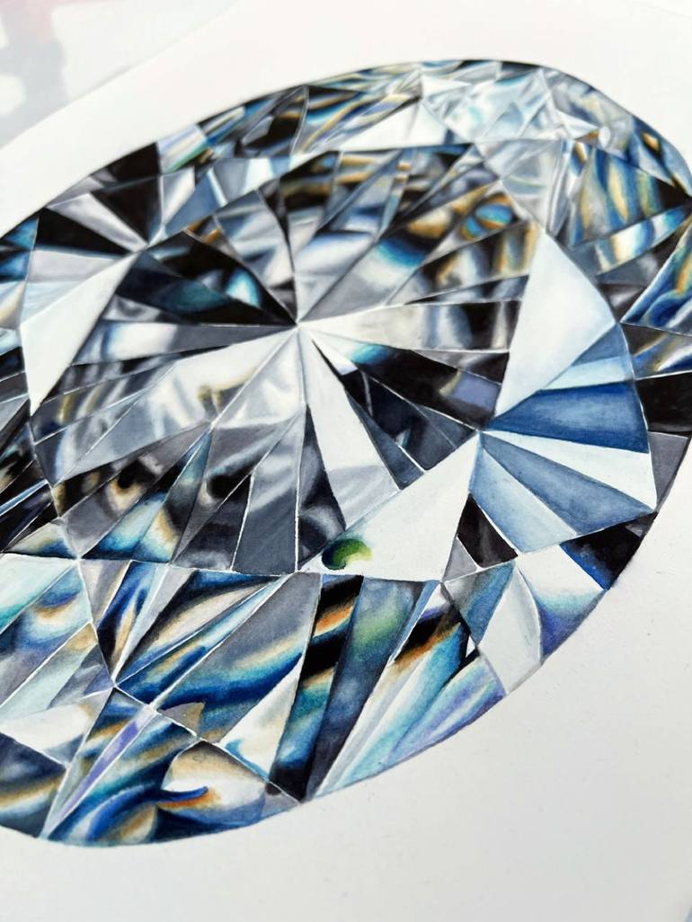 Original Realism Fashion Painting by Alisa Vovk