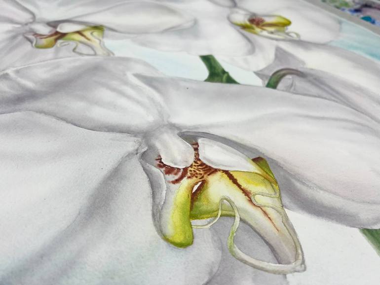 Original Realism Floral Painting by Alisa Vovk