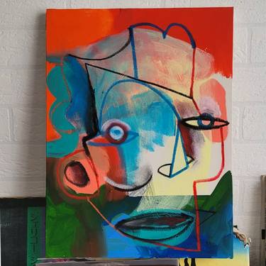 Original Abstract Paintings by Crust Gabriel