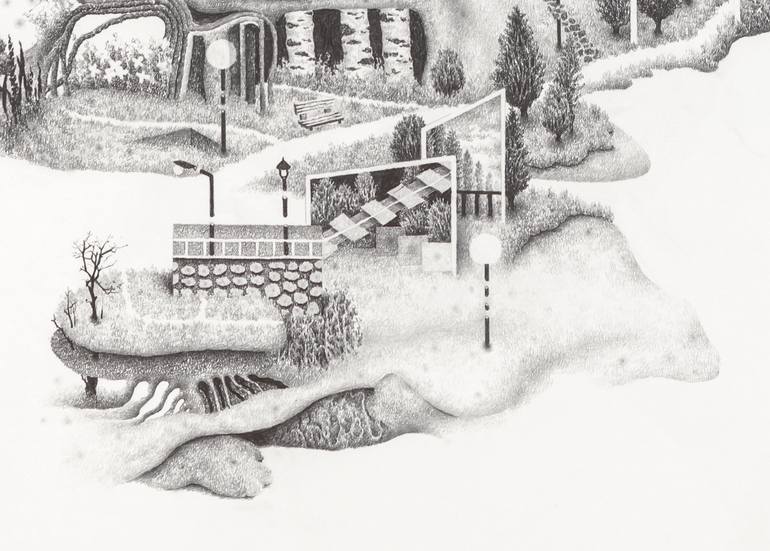 Original Contemporary Nature Drawing by Ki Jeon Moon