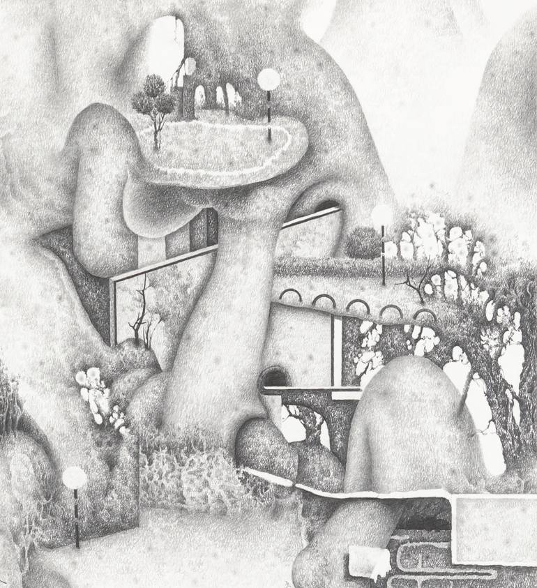 Original Contemporary Nature Drawing by Ki Jeon Moon