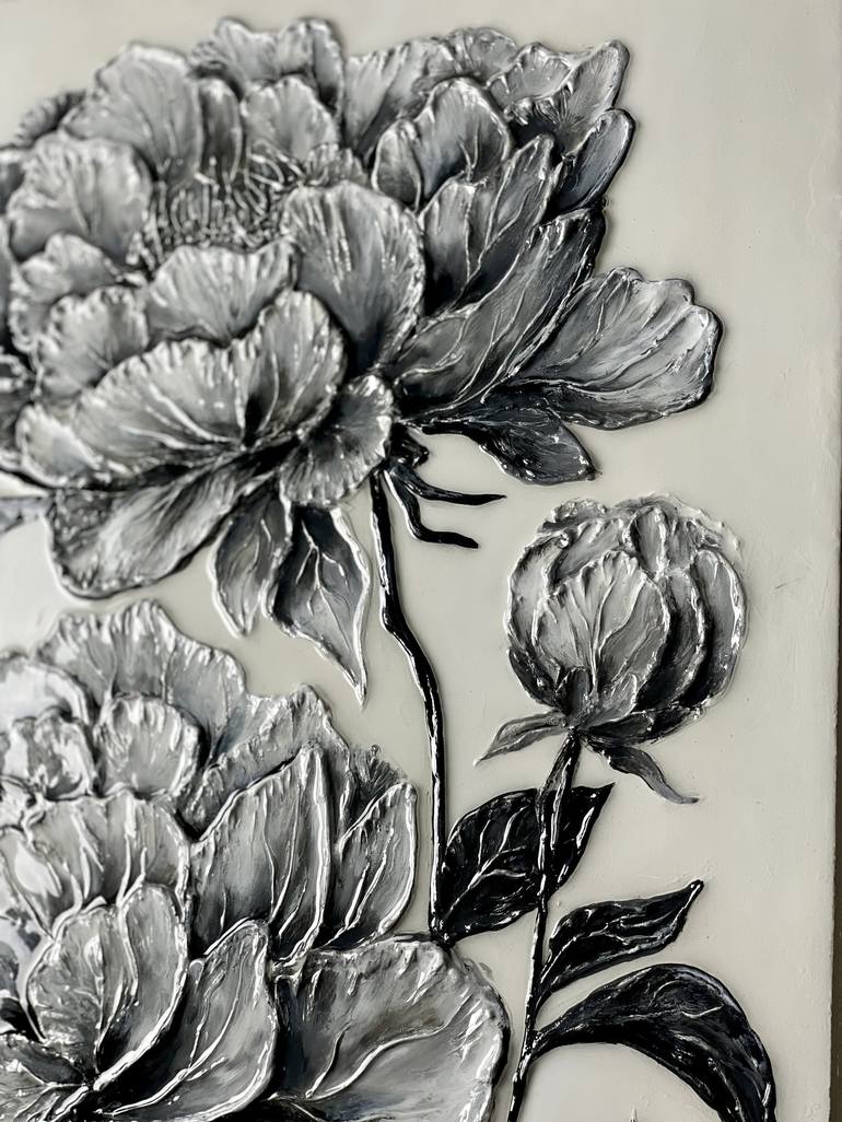 Original Abstract Botanic Drawing by Dariya Akparova