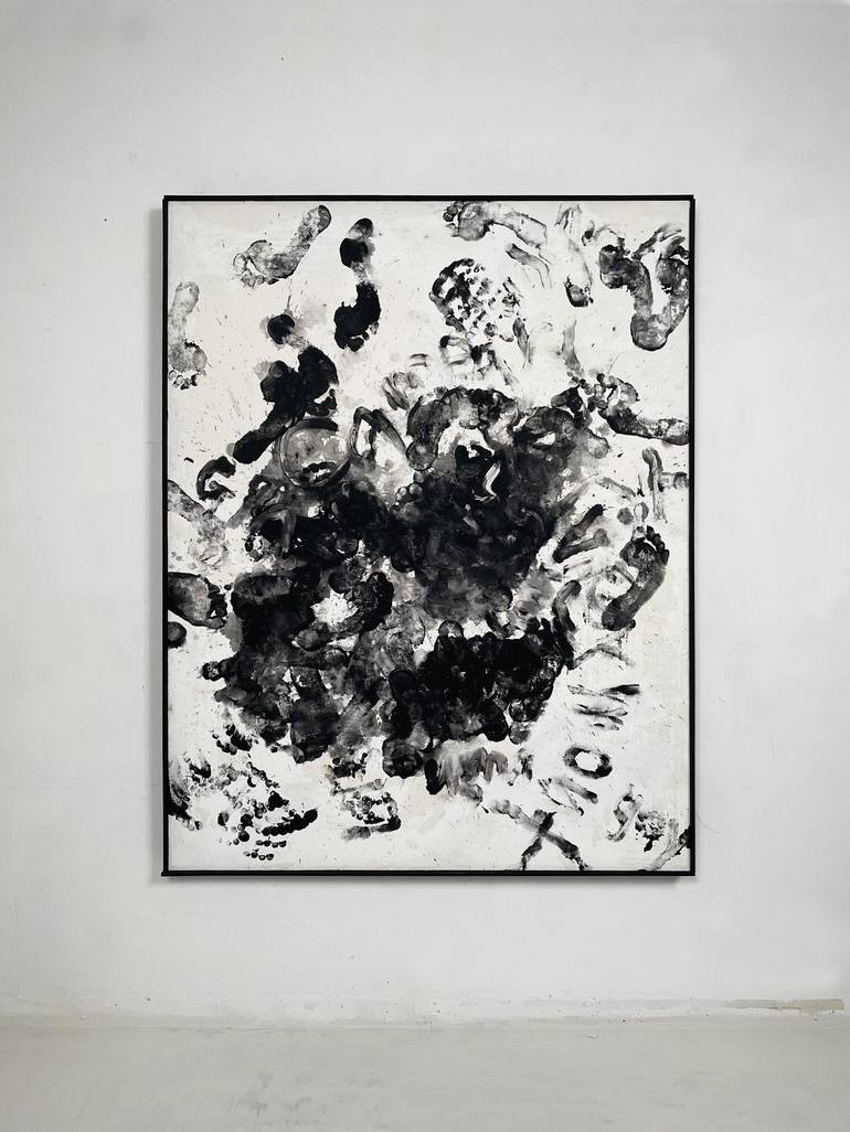 Original Abstract Painting by HAMU ISEN