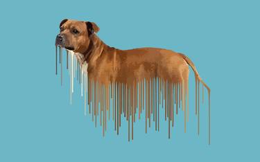 Staffie - Teal - Limited Edition 25 of 50 thumb