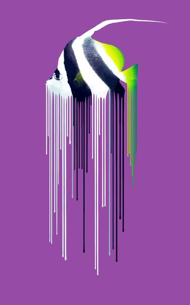 Bannerfish - Purple - Limited Edition 25 of 50 thumb