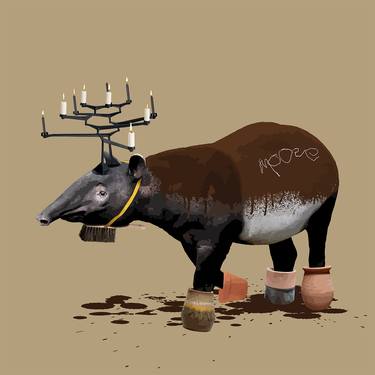 The Tapir Who Wanted to be a Moose - Limited Edition of 35 thumb