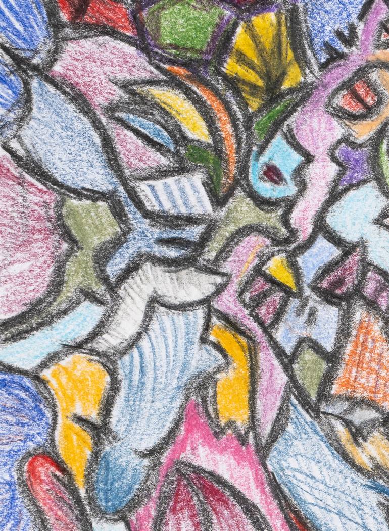Original Impressionism Fantasy Drawing by Irena Kessler