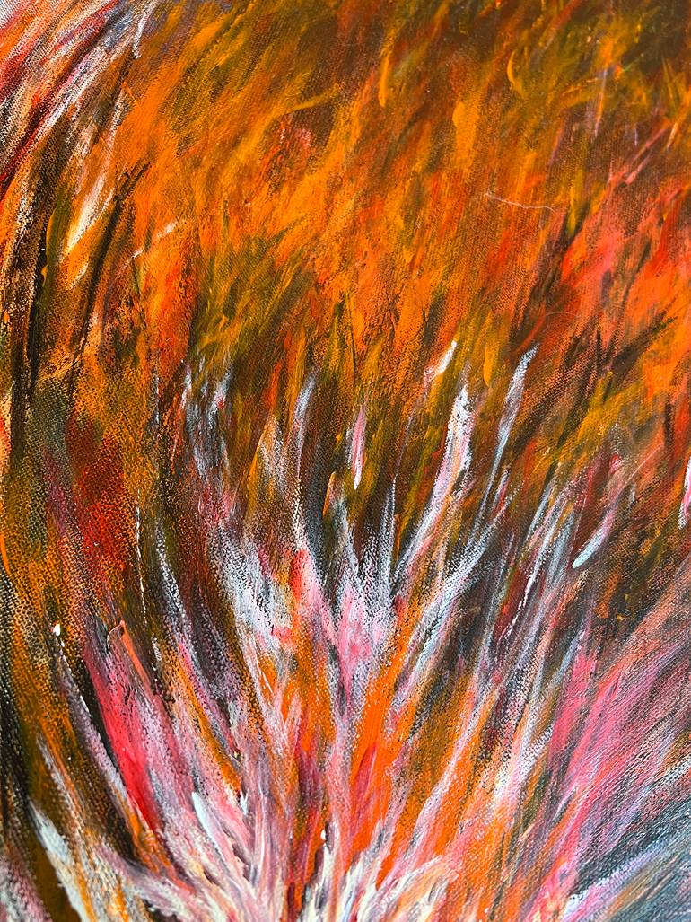 Original Abstract Animal Drawing by Irena Kessler