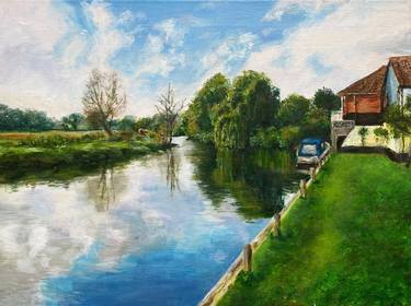Original Realism Landscape Painting by Angela Moffat