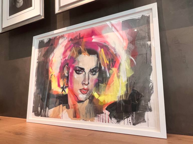 Original Abstract Expressionism Pop Culture/Celebrity Painting by Diana Bittar