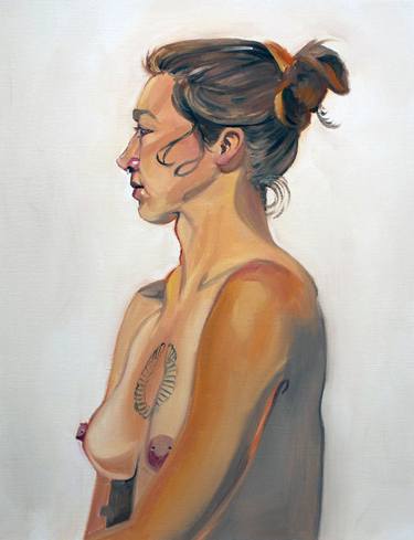 Original Realism Nude Paintings by Lauren Jade Szabo