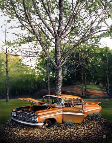 Print of Automobile Paintings by Lauren Jade Szabo