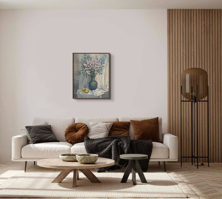 Original Impressionism Still Life Painting by Anna Novick