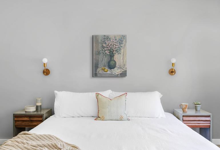 Original Impressionism Still Life Painting by Anna Novick