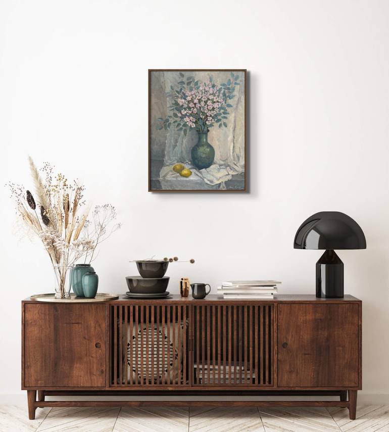 Original Impressionism Still Life Painting by Anna Novick