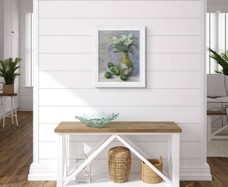 Original Impressionism Still Life Painting by Anna Novick