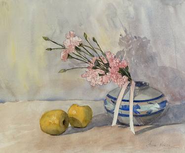 Original Impressionism Still Life Paintings by Anna Novick