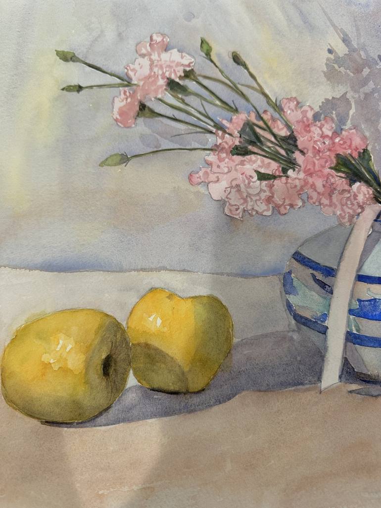 Original Impressionism Still Life Painting by Anna Novick