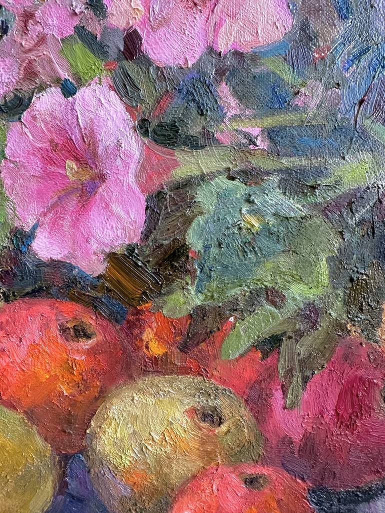 Original Impressionism Still Life Painting by Anna Novick