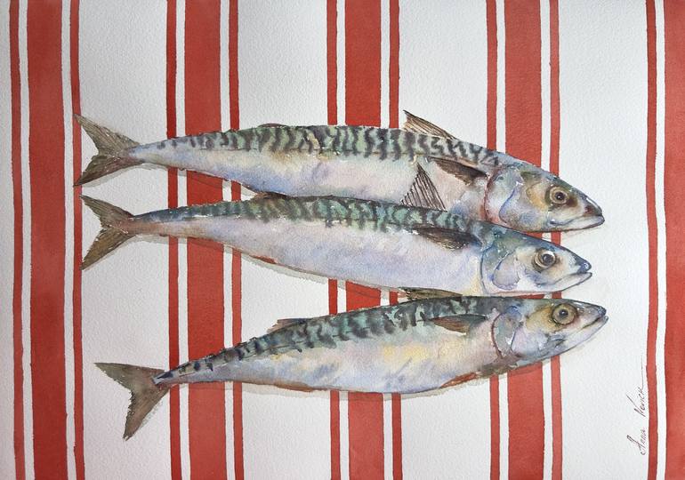 Print of Impressionism Animal Paintings by Anna Novick