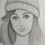 Beautiful Girl - pencil sketch Drawing by Bhagyashree Sagar | Saatchi Art