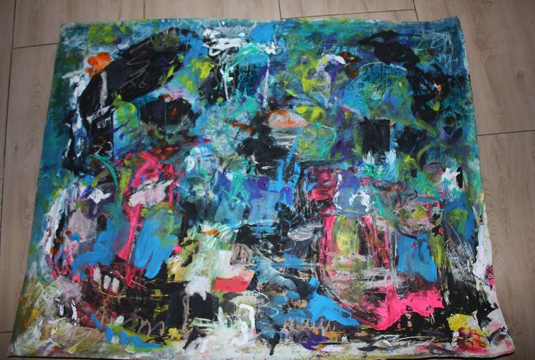 Original Abstract Expressionism Abstract Painting by Giovanna Crescenzi