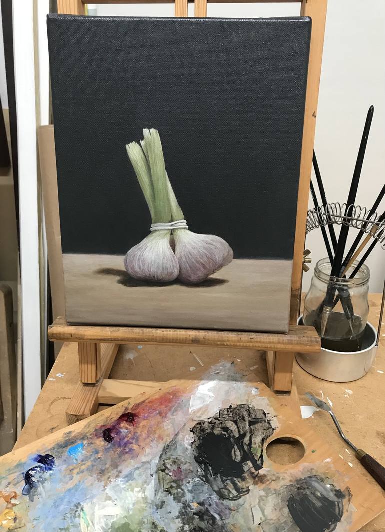 Original Realism Still Life Painting by Mat Ca grande