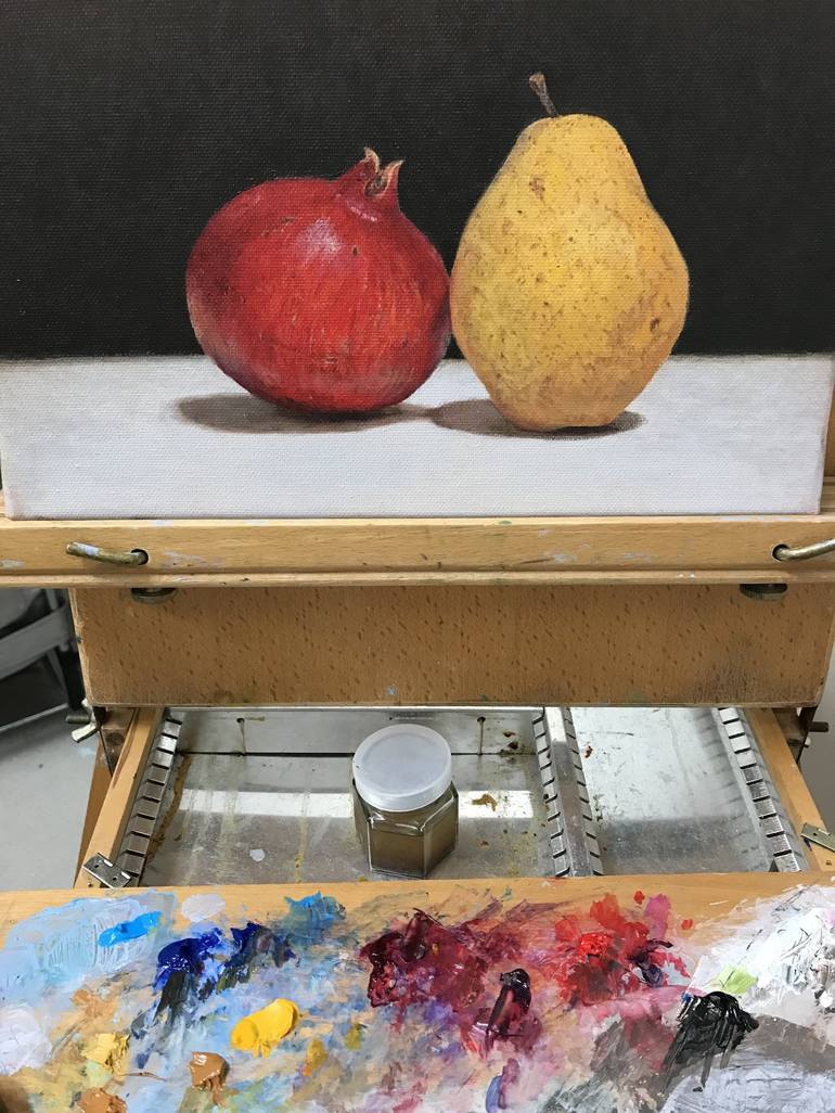 Original Realism Still Life Painting by Mat Ca grande