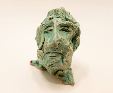 Original Figurative Portrait Sculpture by Paul Yule