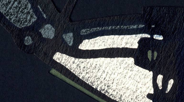 Original Abstract Architecture Mixed Media by Dimitrios Manios