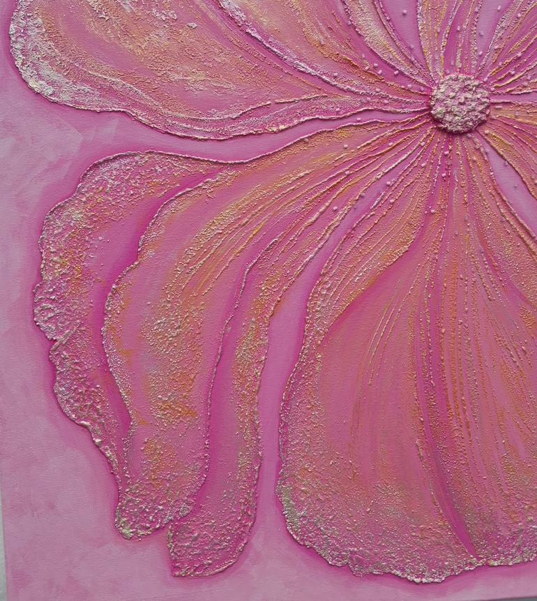 Original Abstract Floral Painting by Vera Udalova