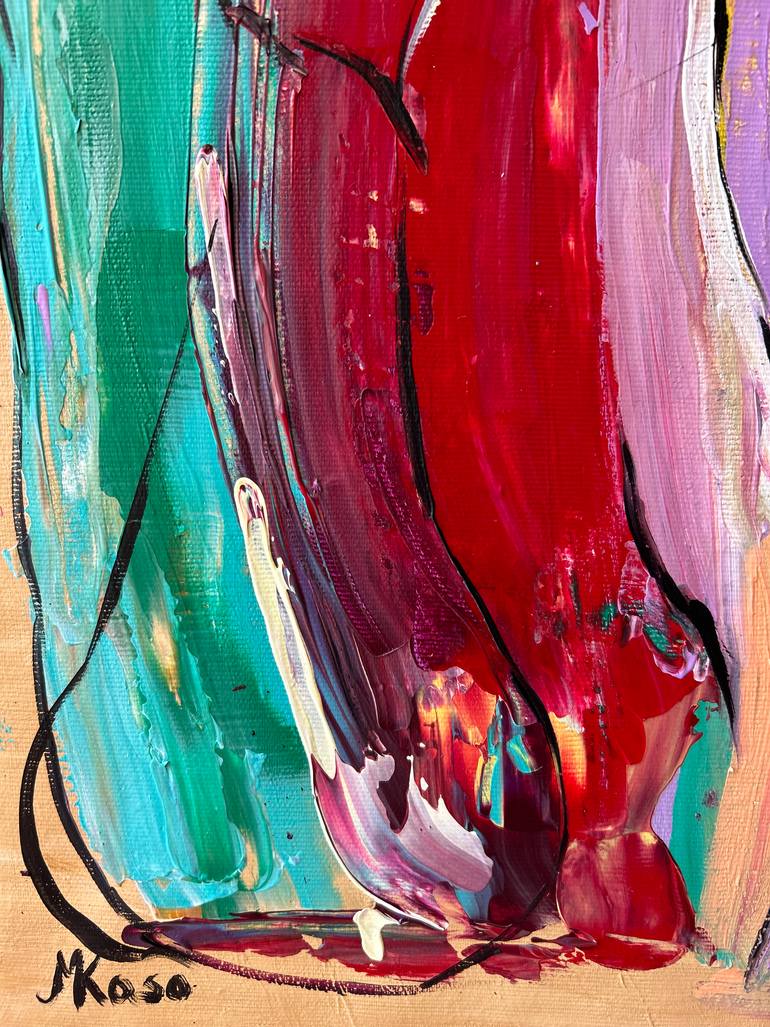Original Abstract Painting by Majlinda Tufina