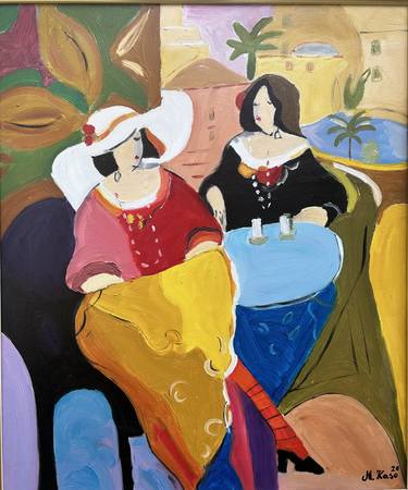 Original Abstract Women Paintings by Majlinda Tufina