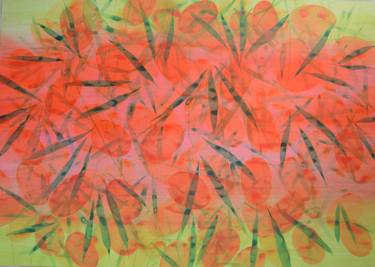 Print of Abstract Floral Paintings by Jitka Anlaufova