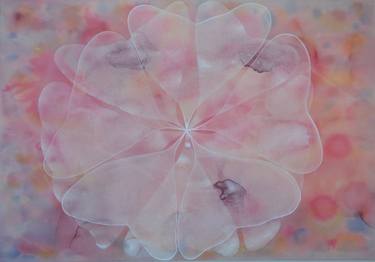 Original Abstract Floral Paintings by Jitka Anlaufova