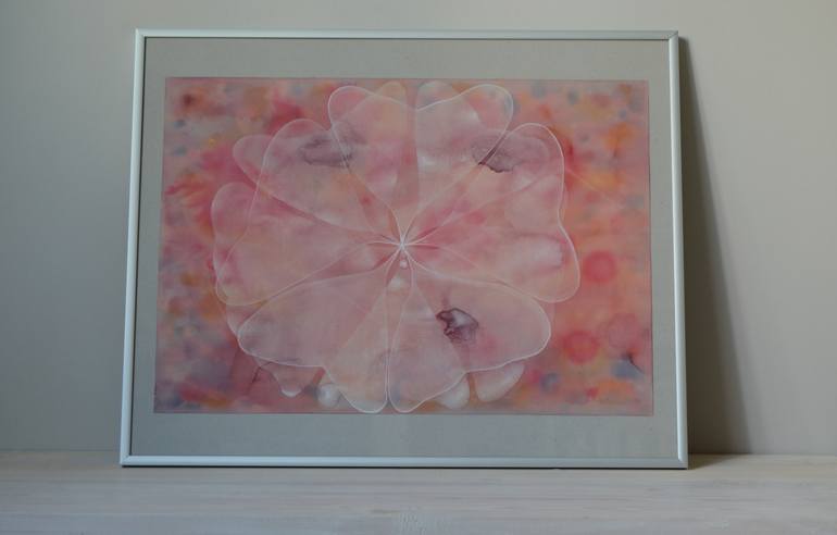 Original Floral Painting by Jitka Anlaufova