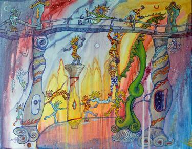 Original Conceptual World Culture Paintings by Asante Riverwind