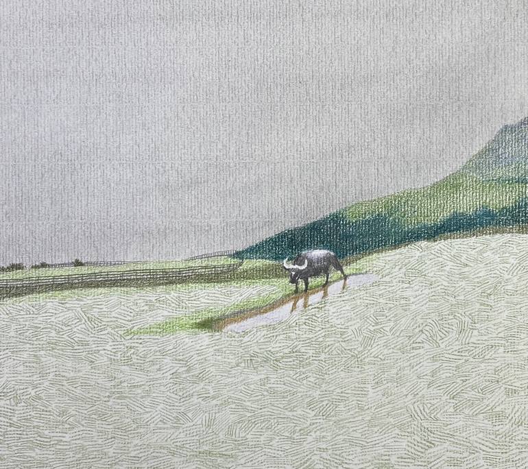 Original Contemporary Landscape Mixed Media by Alice Pi
