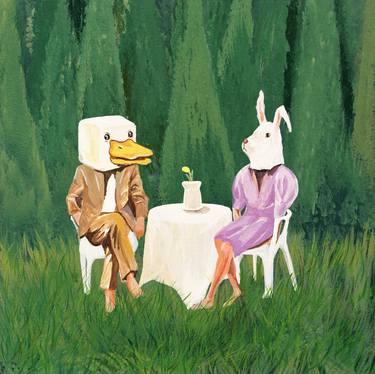 Original Conceptual Humor Paintings by STEPPER STUDIO