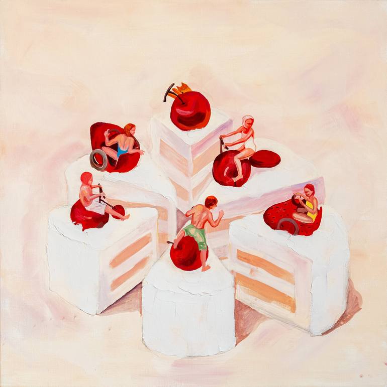 Original Conceptual Humor Paintings by Stepper Studio
