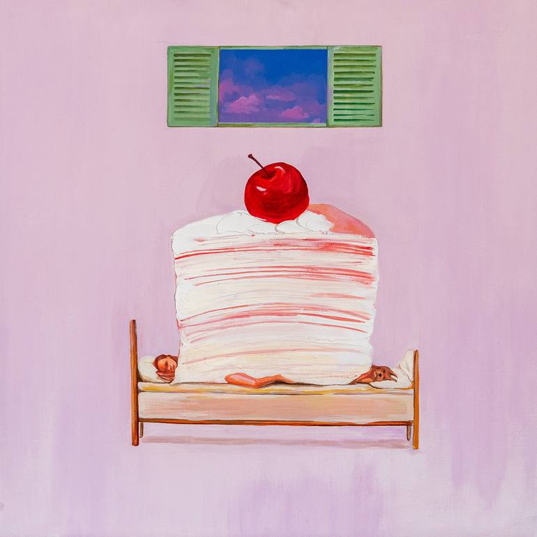 Original Conceptual Humor Paintings by Stepper Studio