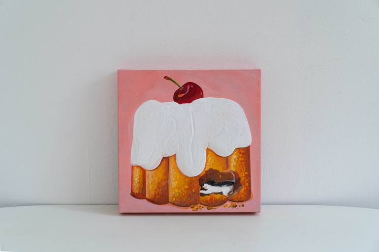 Original Conceptual Humor Painting by Stepper Studio